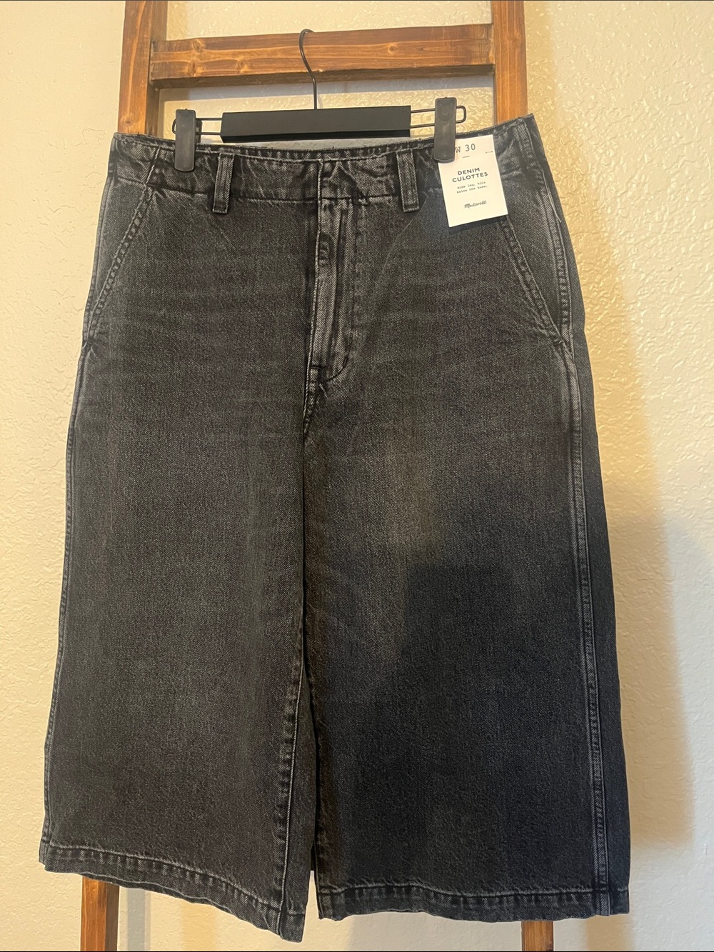 Madewell denim culottes